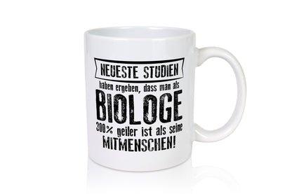 Neuste Studien: Biologe | Biologie Naturforscher Humor Geschenkidee Tasse
