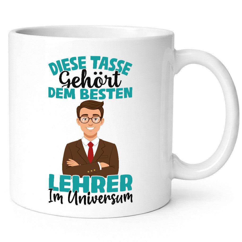 Im Universum: Lehrer | Schule Beruf Schüler lustiger Spruch Geschenk Arbeit