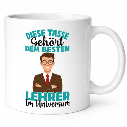 Im Universum: Lehrer | Schule Beruf Schüler lustiger Spruch Geschenk Arbeit