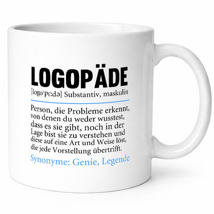 Logopäde | Spruch lustig Sprachtherapie Beruf lustiger Geschenk Arbeit Kollegen