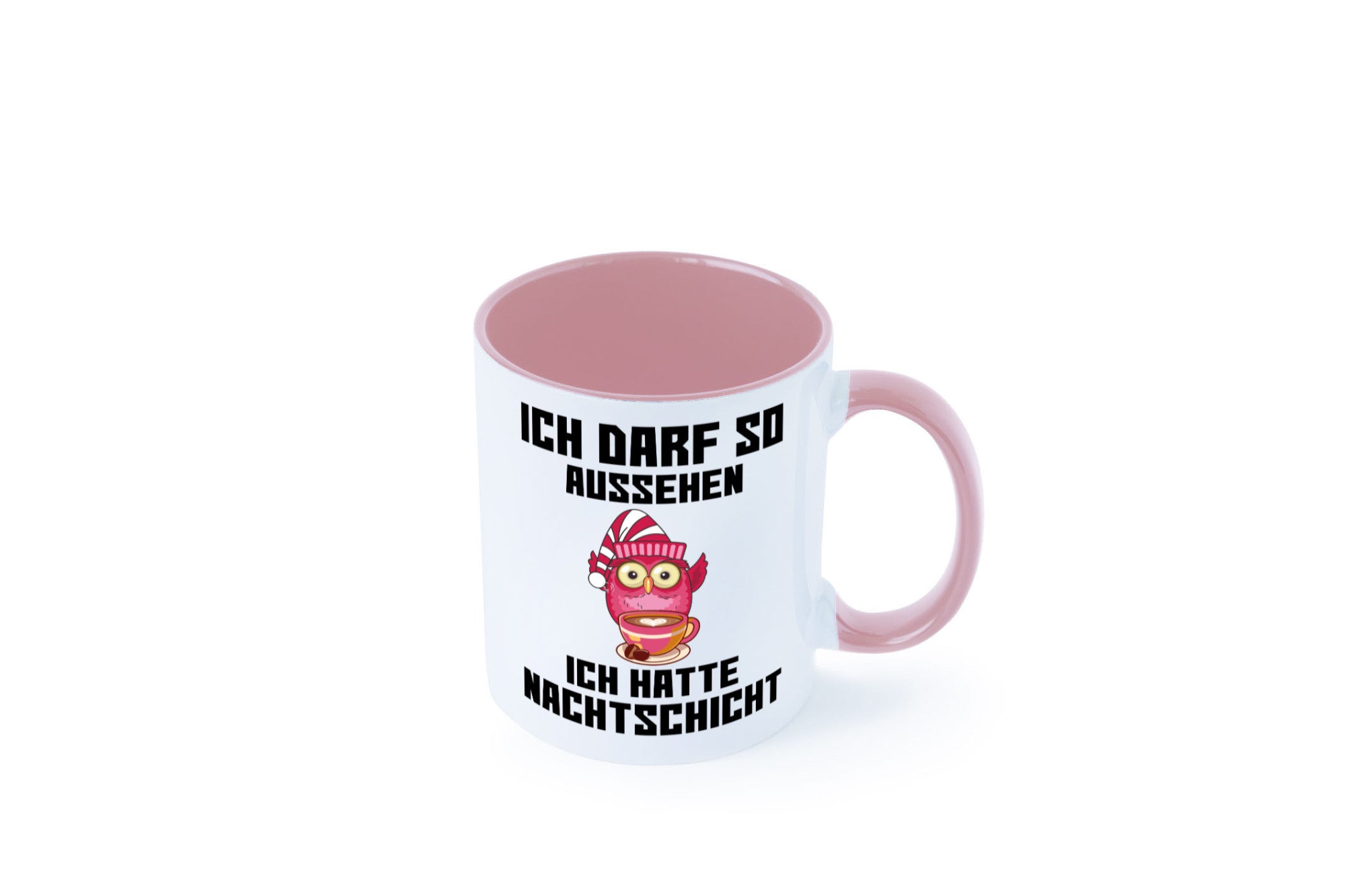 Nachtschicht Eule | Spruch Arbeit müde Nachtjob Geschenkidee Kollegen Büro