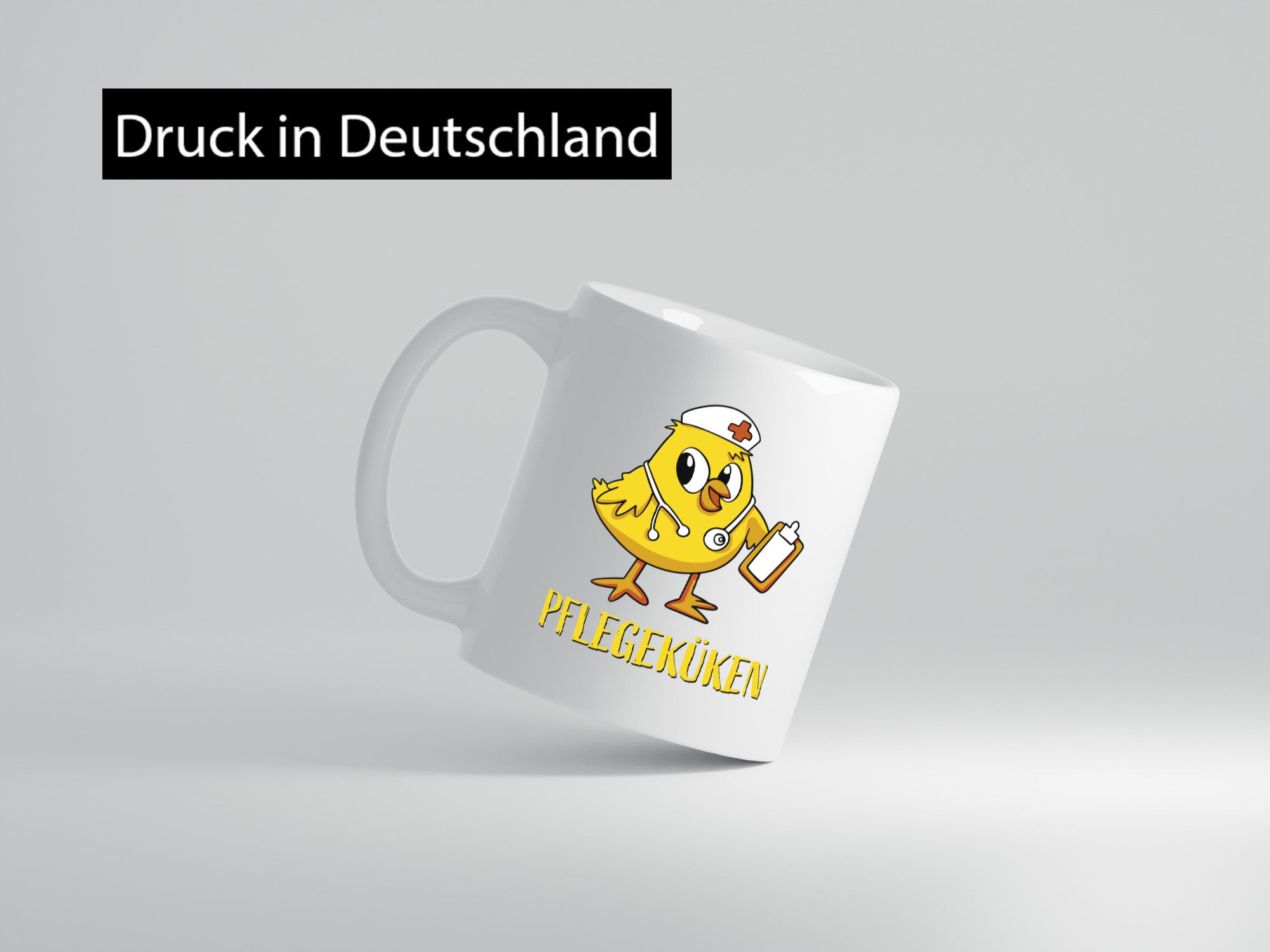 Pflegeküken | Küken Stethoskop Geschenk Humor Geschenkidee lustiger Spruch Tasse