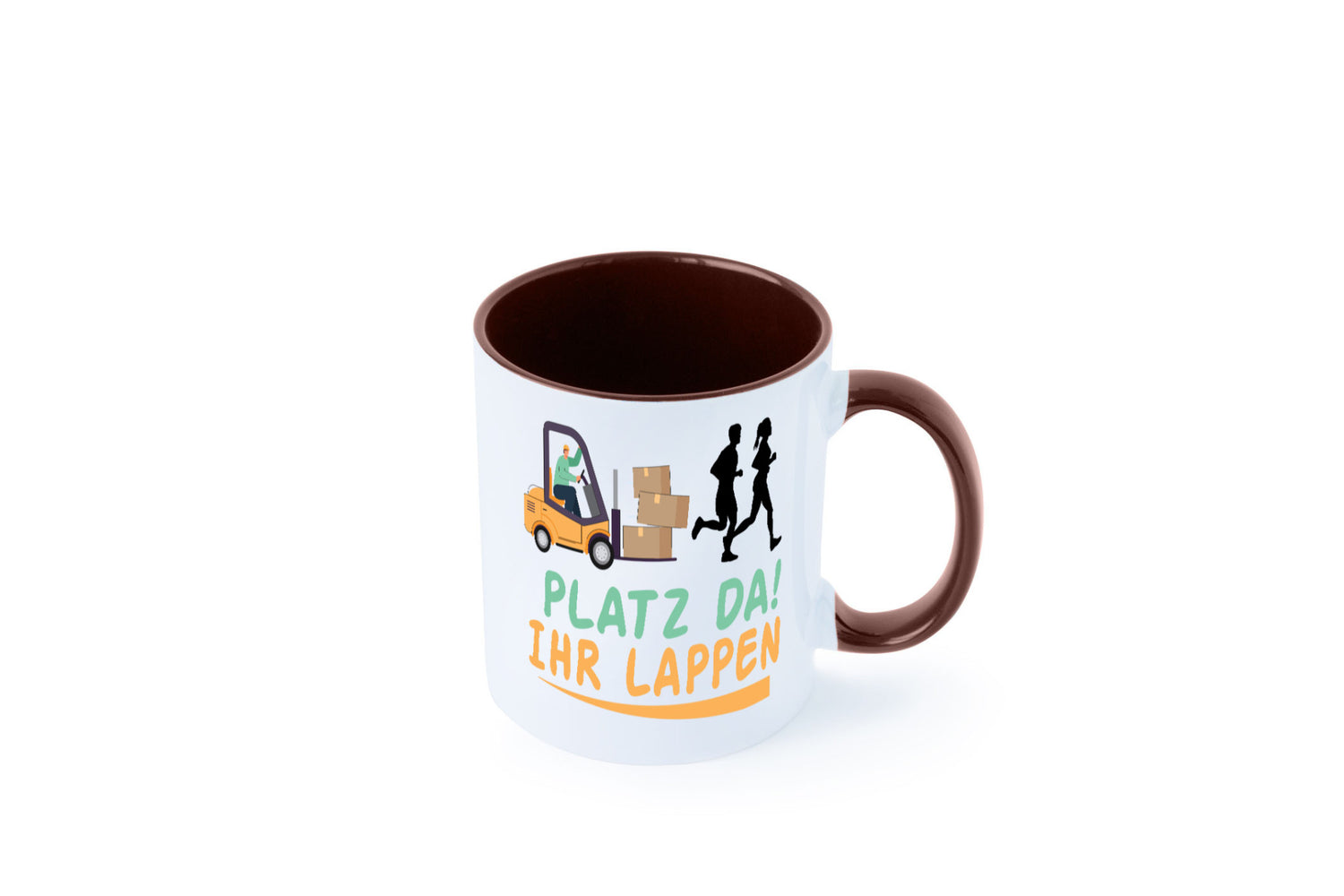 Platz da ihr Lappen | Stapler Fahrer Humor Geschenkidee Tasse
