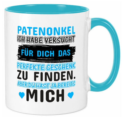 Patenonkel Tasse | lustiger Spruch Pate Onkel Geschenkidee Humor