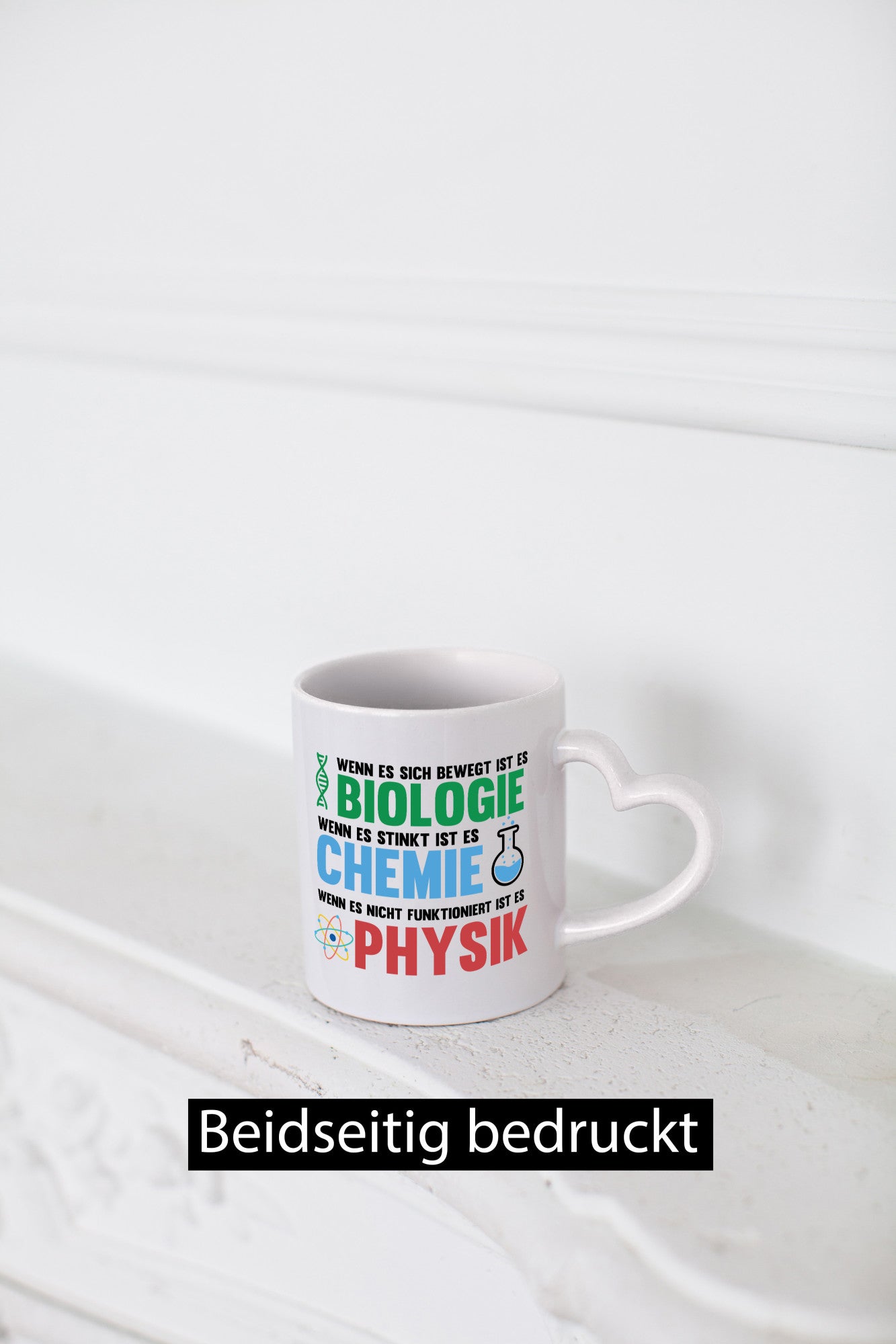 Biologie | chemie Psychik Wissebschaft Geschenkidee Humor Tasse