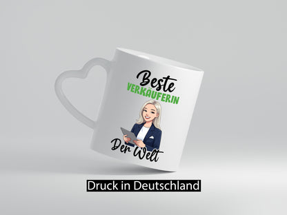Beste Verkäuferin| Kollegin | Verkaufsjob v2 lustiger Spruch Geschenk Arbeit