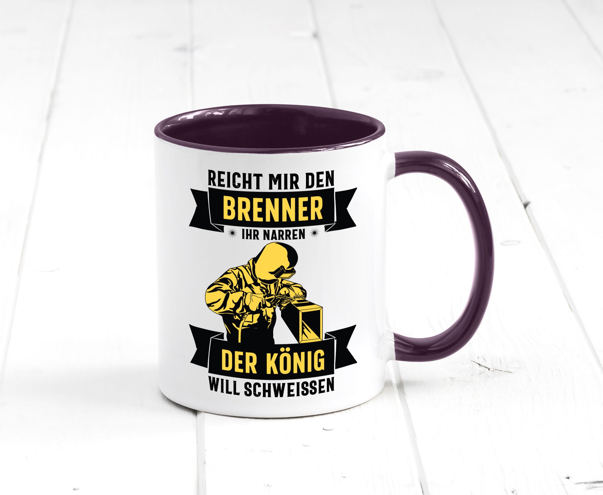 König will schweissen | Schweisser Sterne lustiger Spruch Geschenk Humor