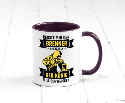 König will schweissen | Schweisser Sterne lustiger Spruch Geschenk Humor