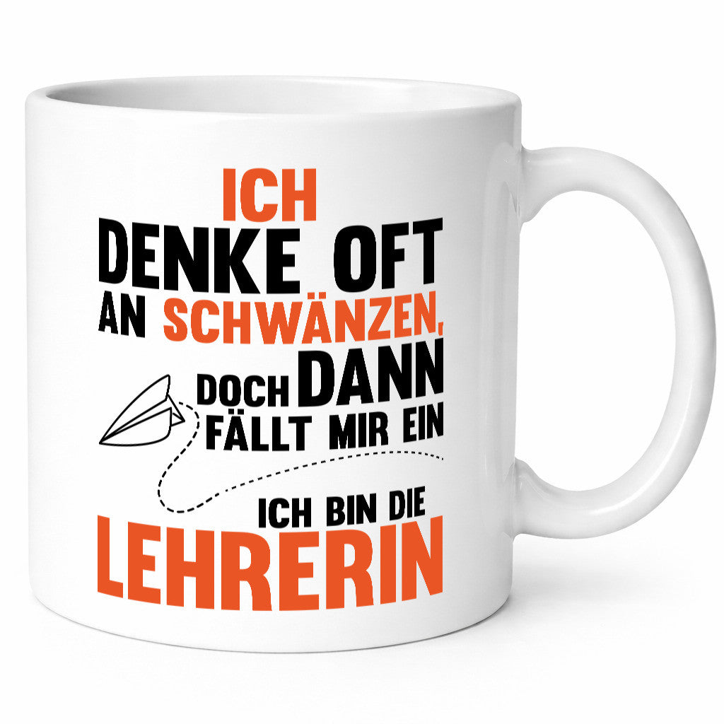 Schule Schwänzen | Lehrerin witziger Spruch Klasse lustiger Geschenk Humor