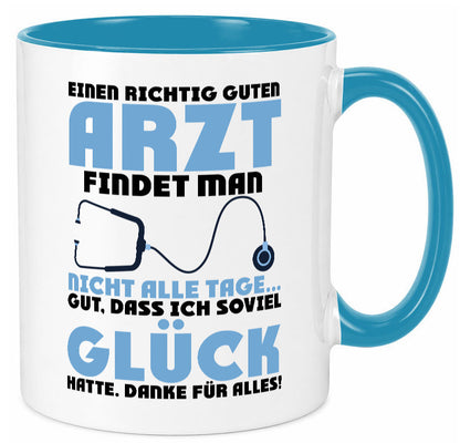 Richtig guter Arzt | Dankeschön Doktor Stethoskop Humor Geschenkidee Tasse