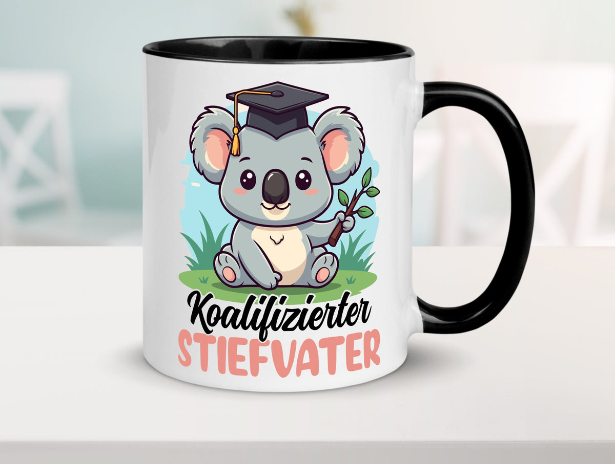 Koalifizierter Stiefvater | Stiefsohn Bester Humor Familie Geschenkidee Tasse