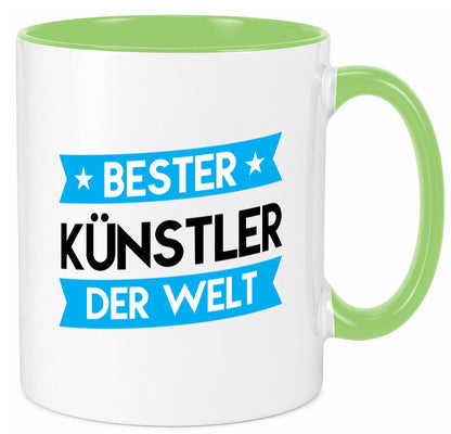Bester Künstler | Spruch lustig Kunst Humor Geschenkidee Geschenk Tasse