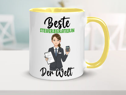 Beste Steuerberaterin | Steuer Beratung v2 Geschenkidee Humor Tasse