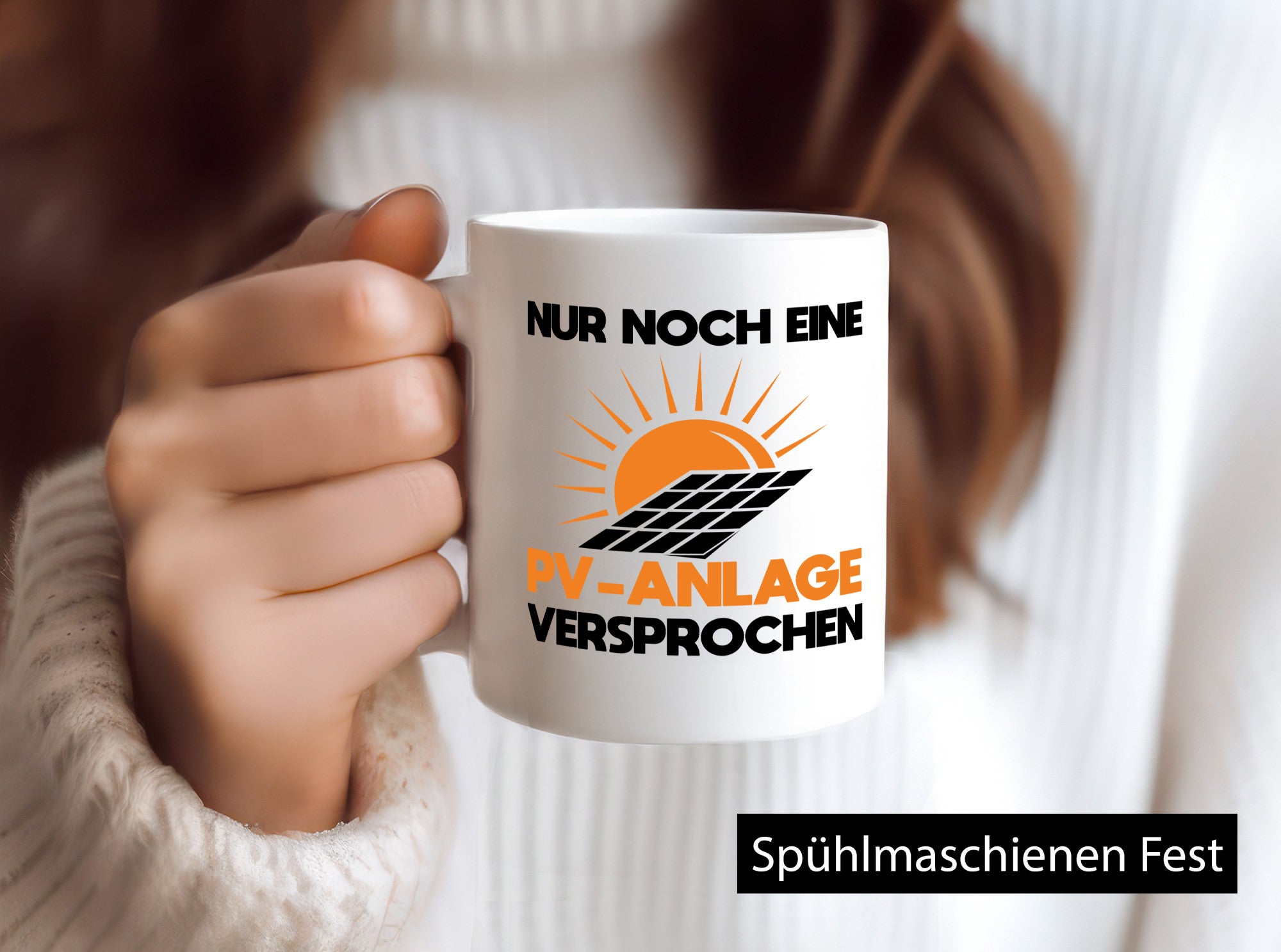 Nur noch eine PV Anlage Versprochen lustiger Spruch Geschenk Humor Geschenkidee