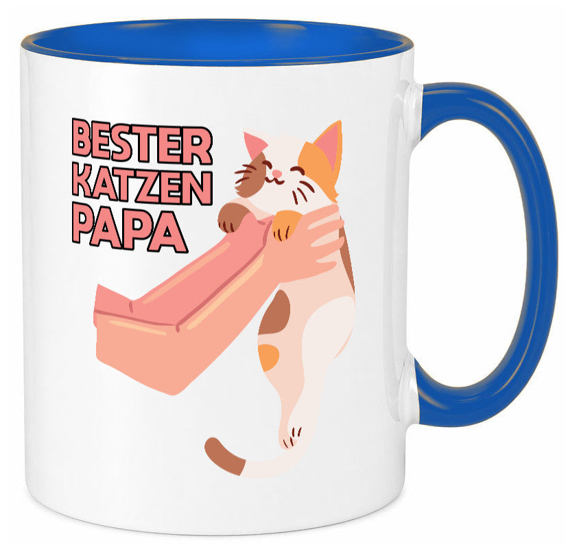 Bester Katzenpapa | Katze Gabel Geschenk Tierliebhaber Humor lustiger Spruch