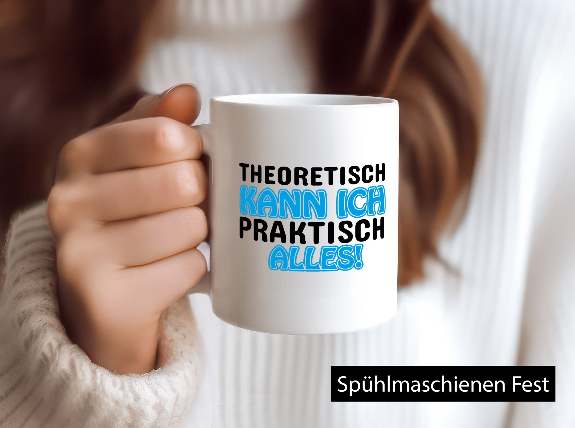 Ich kann alles lustiger Spruch Geschenk Humor Geschenkidee Tasse