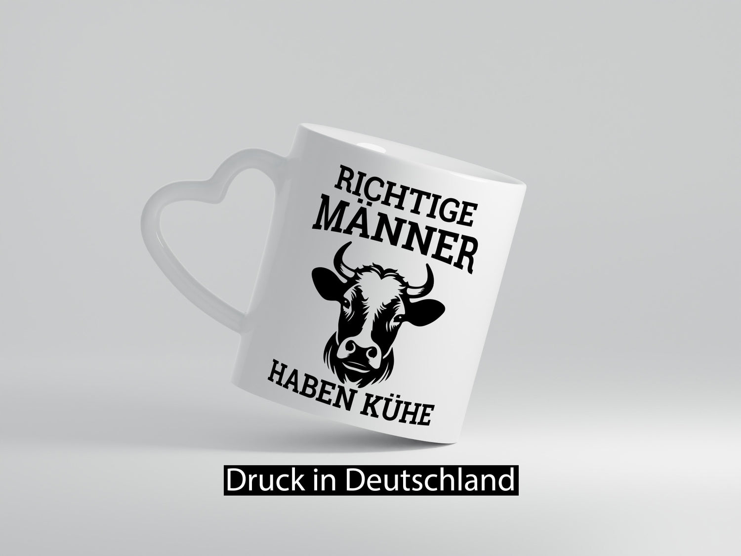 Richtige Männer haben Kühe | Bauernhof Rindvieh Humor Geschenkidee Tasse