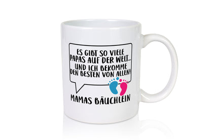 Mamas Bäuchlein | Vaterschaft Tasse werdender Papa lustig Familie Geschenkidee