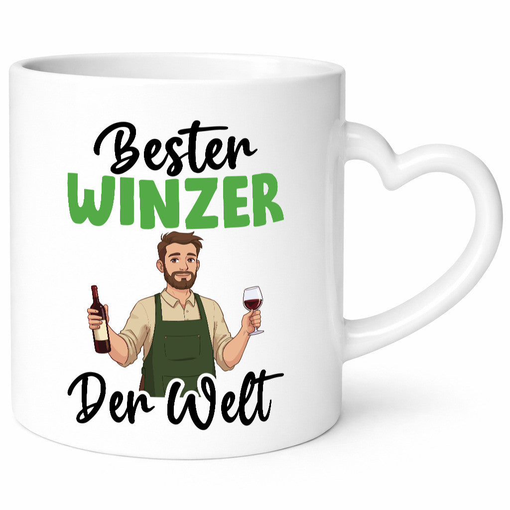 Bester Winzer | Weinbauer Wein v2 Humor Geschenkidee Tasse