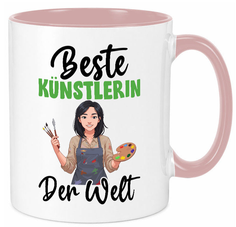 Beste Künstlerin| Kunst Geschenk Humor Geschenkidee lustiger Spruch Tasse