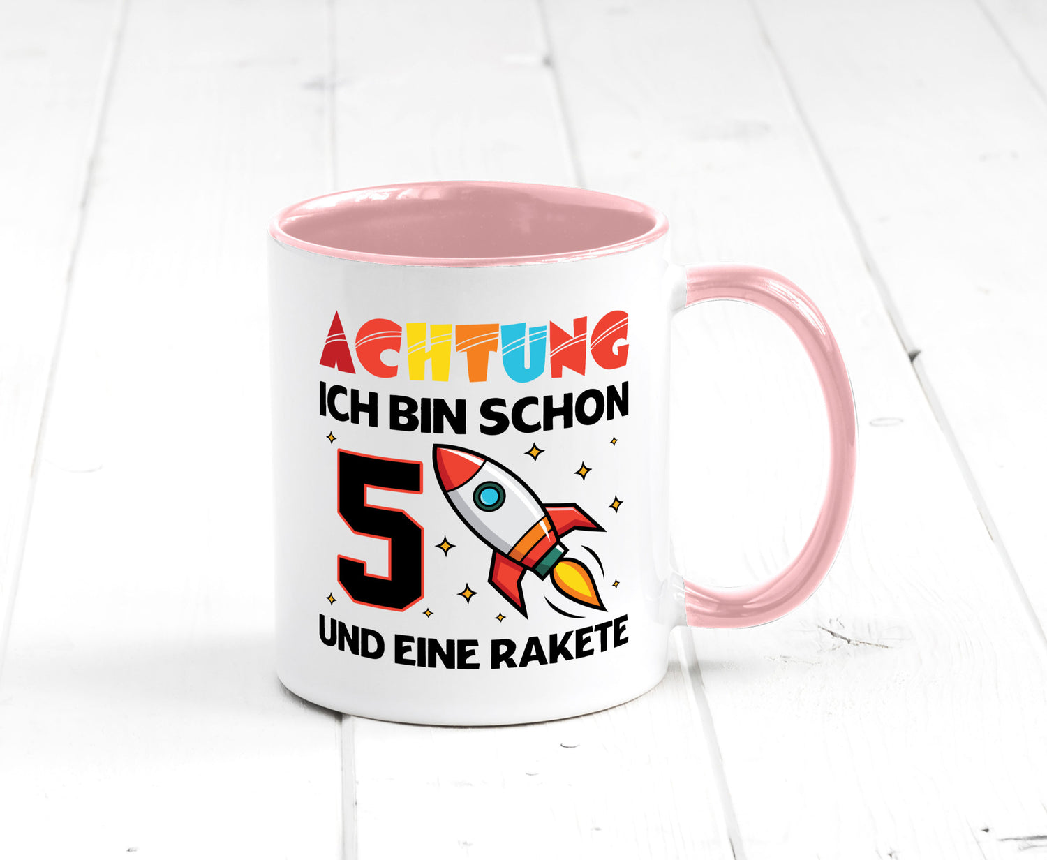 5. Geburtstag | Rakete Weltraum 5 Jahre Galaxy lustig Geschenkidee Geschenk