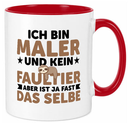 Ich bin kein Faultier: Maler | Malerei v2 lustiger Spruch Geschenk