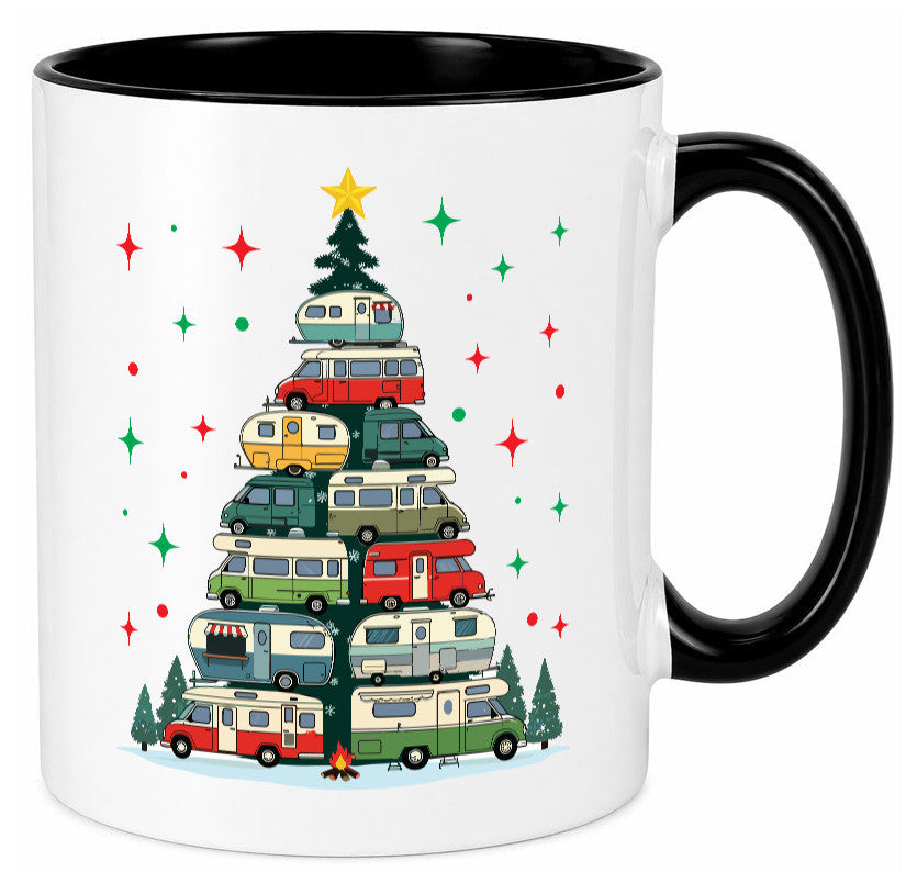 Camper | Camping Weihnachten Fahrzeuge Baumlichter v2 lustig Humor Geschenkidee