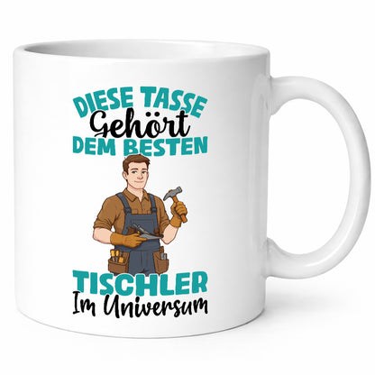 Im Universum: Tischler | Handwerk Beruf Tischlerei Geschenkidee Arbeit Kollegen Tasse