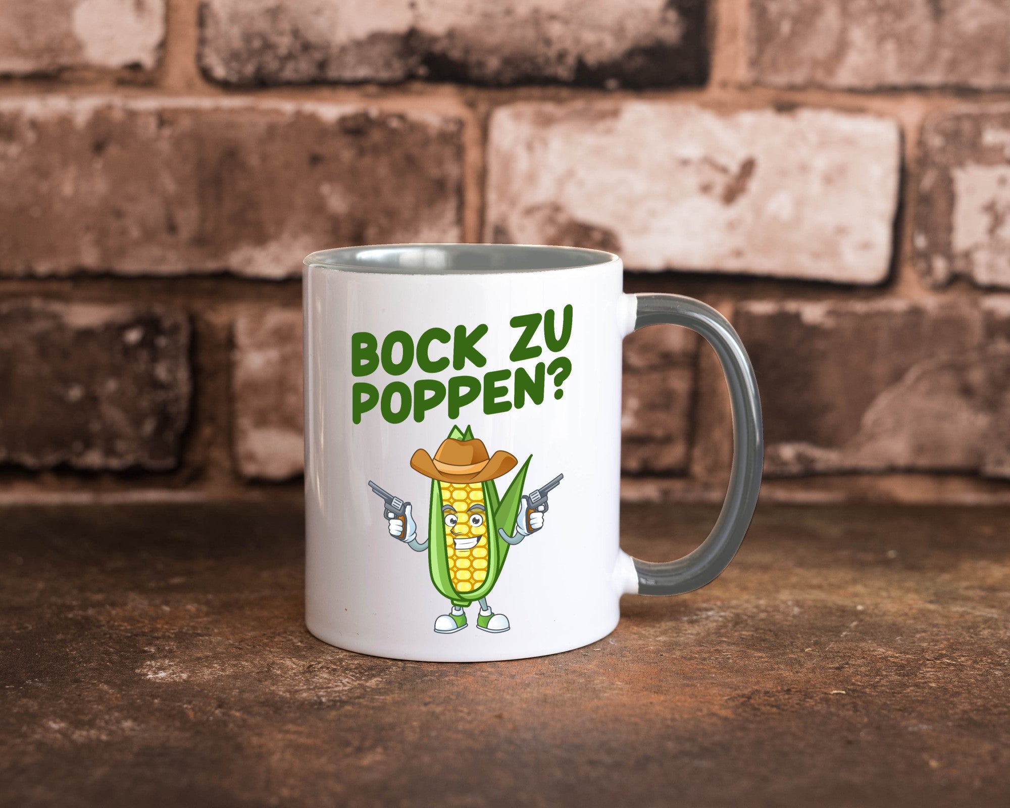 Bock auf Poppen | Mais Lustig Geschenk Humor Geschenkidee lustiger Spruch Tasse