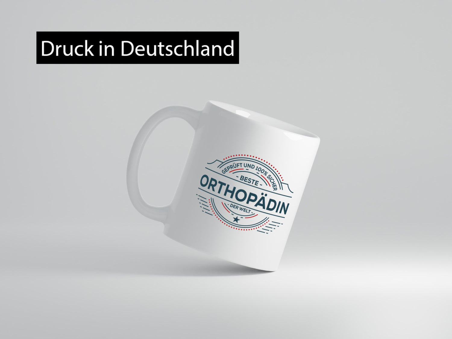 Geprüft und sicher: Orthopädin |Orthopädie Geschenk Humor Geschenkidee lustiger