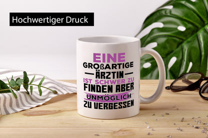 Großartige Ärztin | Dankeschön Tasse schöner Spruch Humor Geschenkidee