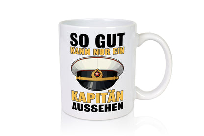 So gut kann nur ein Kapitän aussehen| v2 lustiger Spruch Geschenk Humor