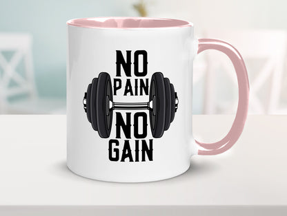 No Pain Gain | Training Motivation Fitness Pumpen lustig Humor Geschenkidee