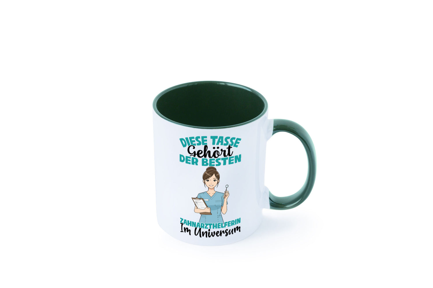 Im Universum: Zahnarzthelferin | Zahnmedizin Humor Geschenkidee Tasse