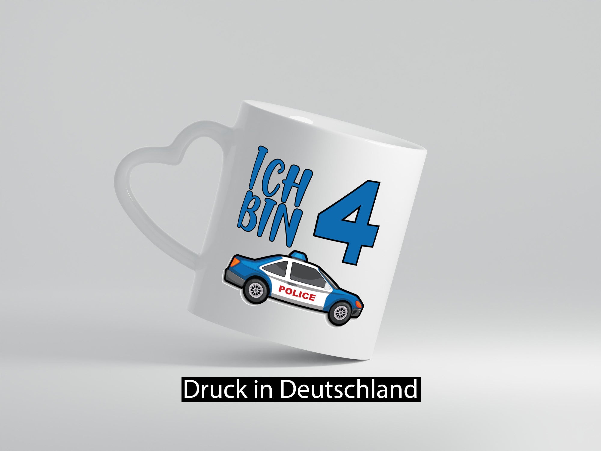 Ich bin 4 Jahre alt | Polizeiliebhaber Geburtstags Kind Geschenkidee Geburtstag