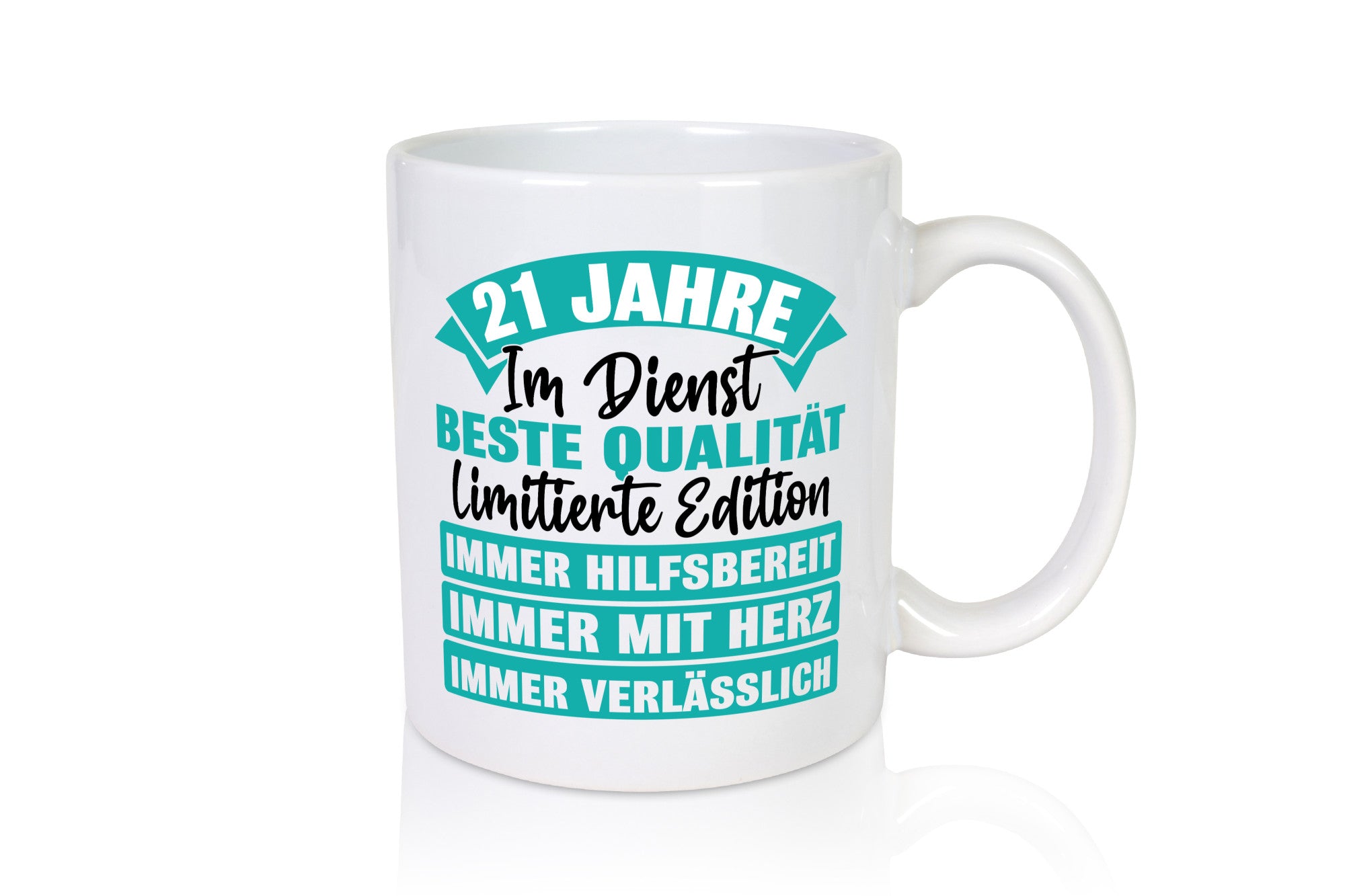 21 Jahre im Dienst | Jubiläum Arbeit Geschenk Kollegen Büro lustiger Spruch