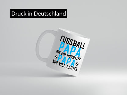 Fußball Papa | Sportfan Vatertag witziger Spruch Geschenkidee Familie Humor