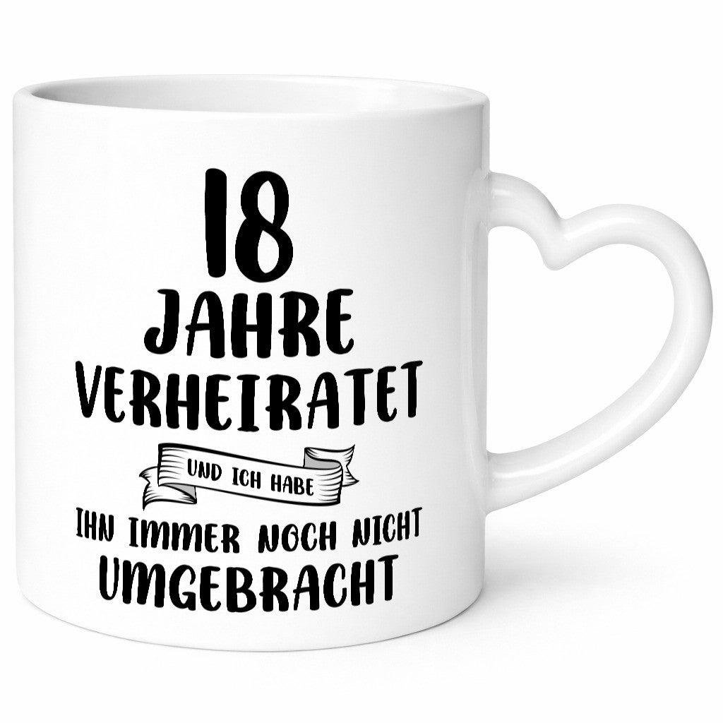 18 Jahre Verheiratet, immer noch am Leben! lustiger Spruch Geschenk Humor