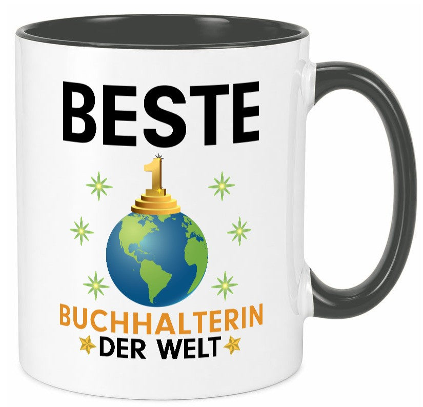 Welt Beste Buchhalterin | Buchhaltung Humor Geschenk Geschenkidee lustiger Tasse