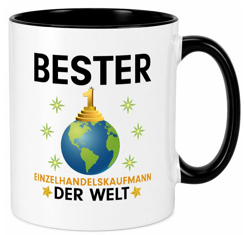 Welt Bester Einzelhandelskaufmann | Einzelhandel Humor Geschenkidee Tasse