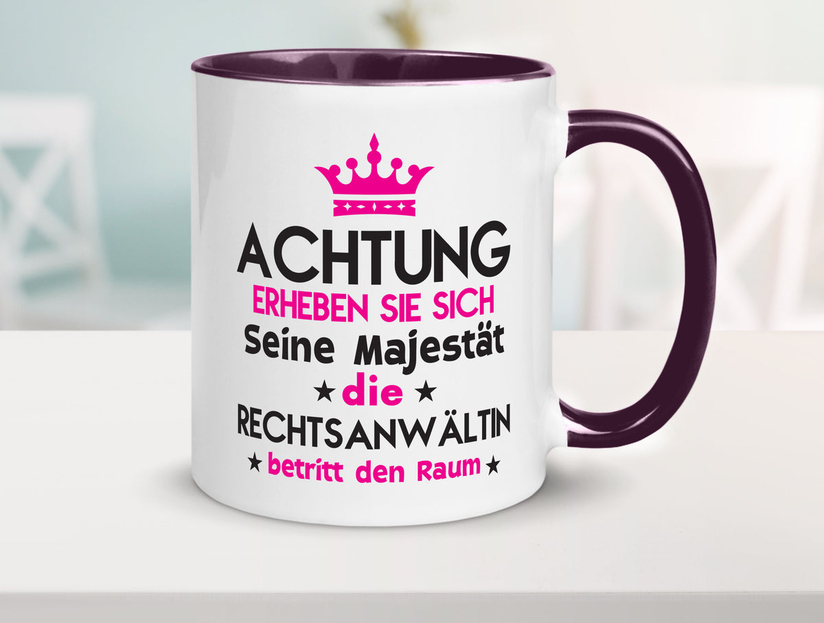 Seine Majestät Rechtsanwältin | Jurstin Anwältin Humor Geschenkidee Tasse