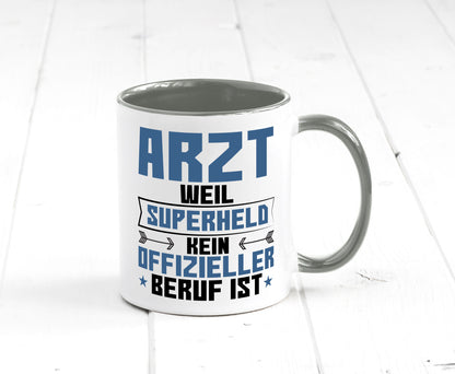 Superheld Arzt | Medizin Doktor Facharzt Geschenk Humor Geschenkidee lustiger