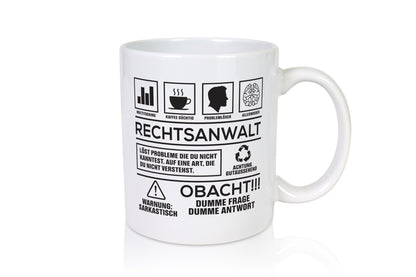 Achtung Probleme Rechtsanwalt | Anwalt Jurist lustig Humor Geschenkidee