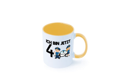 Ich bin jetzt 4 | Polizei 4. Geburtstag Jähriger Geschenk Geschenkidee lustiger