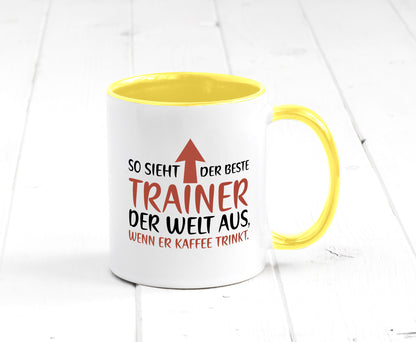 So sieht Bester Trainer der Welt aus | Kaffee Humor Geschenkidee Tasse