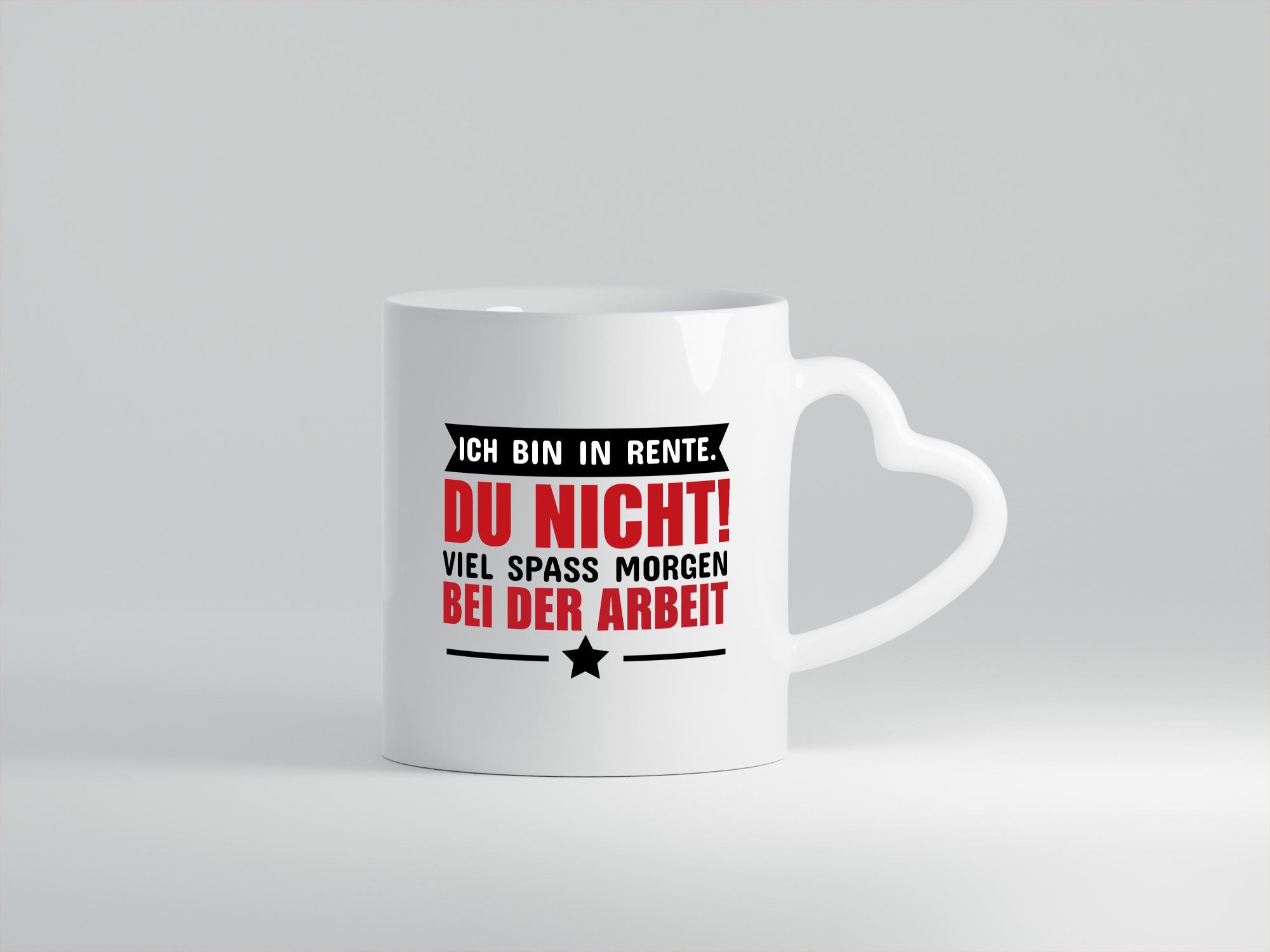 Ich bin in Rente v3 Geschenk Humor Geschenkidee lustiger Spruch Tasse