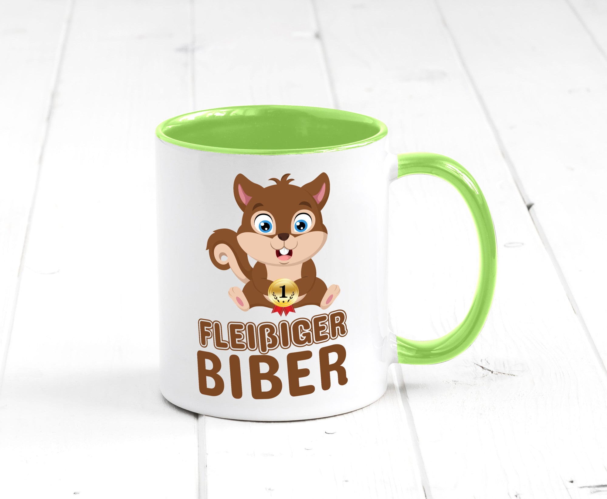 Fleißiger Biber | Motiv Tasse Kinder Geburtstag lustig Geschenkidee Geschenk