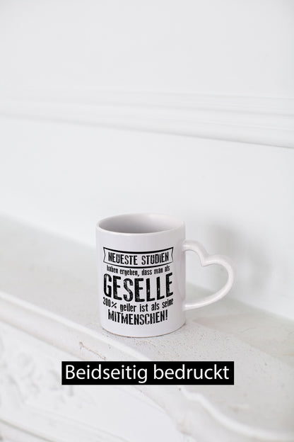 Neuste Studien: Geselle | Handwerker lustig Humor Geschenkidee Geschenk Tasse