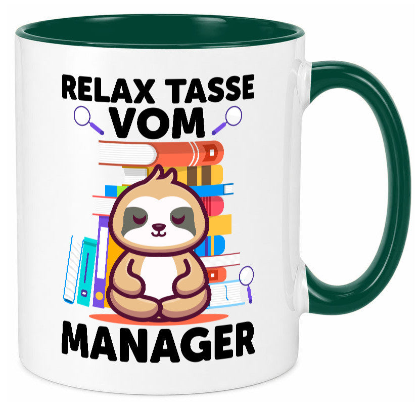 Relax Tasse: Manager | Management lustig Humor Geschenkidee Geschenk Tasse