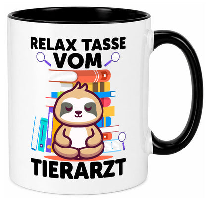 Relax Tasse: Tierarzt | Tiermedizin Mediziner Geschenkidee Tierliebhaber Humor